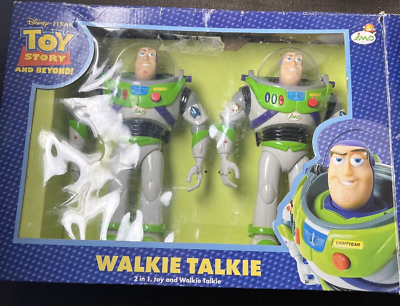 RARE Toy Story Buzz Lightyear Walkie Talkies Pair Disney