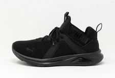 Puma Enzo 2 Soft Foam+ Optical Comfort Big Kids Boys Girls Shoes Black Sneakers