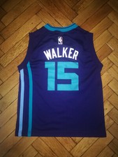 Charlotte Hornets Jersey Adidas Kemba Walker Kids NBA Shirt Basketball Boys Vest