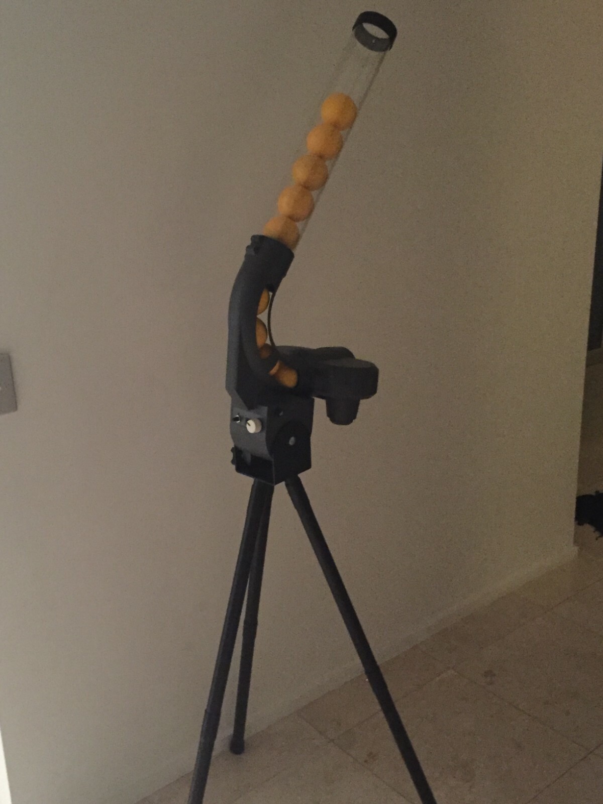 Bazooka bowling machine, including battery pack lasts 56 hours