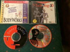 CD-ROM Retro Software Bundle - Body, Tech, and Smart Games
