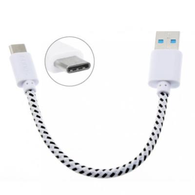 SHORT TYPE-C USB CABLE BRAIDED FAST CHARGER POWER CORD USBC-C DATA SYNC WIRE