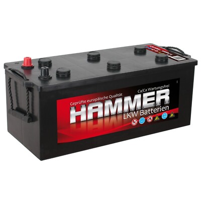 LKW Batterie 180Ah Hammer 12V 180Ah 1000A/EN LKW Starterbatterie