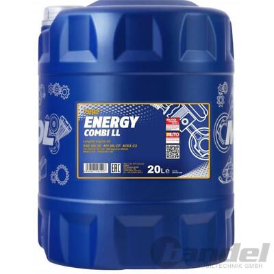 20L MOTORÖL MANNOL ENERGY COMBILL SAE 5W-30 passend für VW 504/507 00 BMW LL-04
