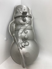 Nordic Ware Cast Aluminum Snowman Cake Pan 5 Cups 1.2 Liters Made in USA