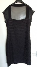 Connected Apparel Dress black Sleeveless evening Dress. Size 10 