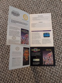 Lote 3 Double Dragon I II 2 III NES Nintendo Manual de instrucciones Juego de folletos