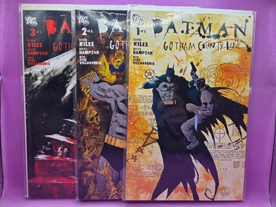 BATMAN GOTHAM COUNTY LINE # 1 2 3 VF/NM 2005 #1-3 COMBINE SHIP BX2496 25X
