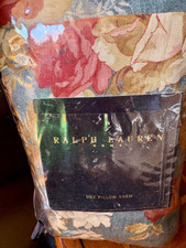 Vintage New Ralph Lauren Sinclair Standard Pillow Sham