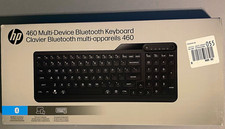 HP 460 Multi-Device Bluetooth Wireless Keyboard, Programmable Keys, Black