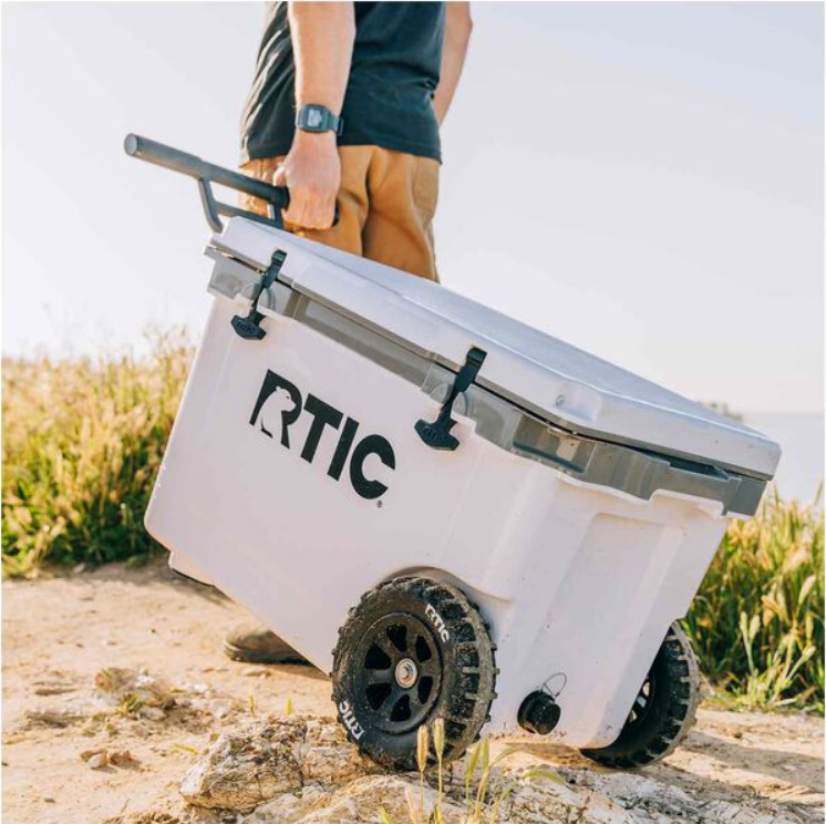 RTIC 52 QT Ultra-Light Wheeled Cooler Portable Insulated Ice Chest