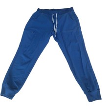 Figs Pants Womens Large Scrub Jogger Technical Collection Blue
