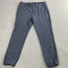 BYLT Joggers Mens 34 Gray Performance Stretch Premium Gym Pocket