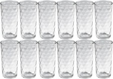 250ml Tumbler Drinking Glasses Drinks Water Juice 250ml Set of 12
