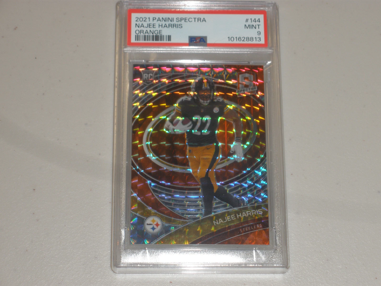 Najee Harris Panini Spectra #144 Orange
