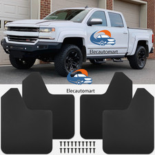 4pcs Wide Rally Mud Flaps Splash Guards Mudguards For Chevrolet Silverado 1500
