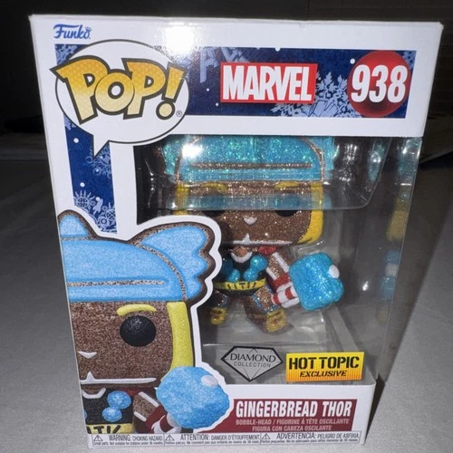 Funko Pop! Vinyl: Marvel - Gingerbread Thor (Diamond Glitter)  (Exclusive) #938