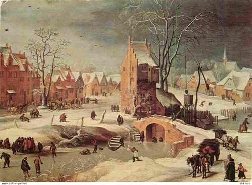 Postcard - Art - Painting - Pieter Brueghel - Winterlandschaft - CPM - See
