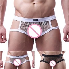 Backless G Strings Jockstrap Boxer Briefs for Men's Lingerie Underwear