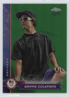 2024 Topps Green Refractor 80/99 Griffin Colapinto #88 3pb