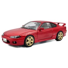S1812202 1/18 Nissan Silvia S15 Spec R Aero 1999 Red [Diecast Mini Car]