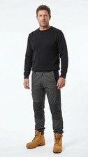 Stanley Pulse Work Trousers Stretch Fabric Slim Fit with Cuffed Hem Leg