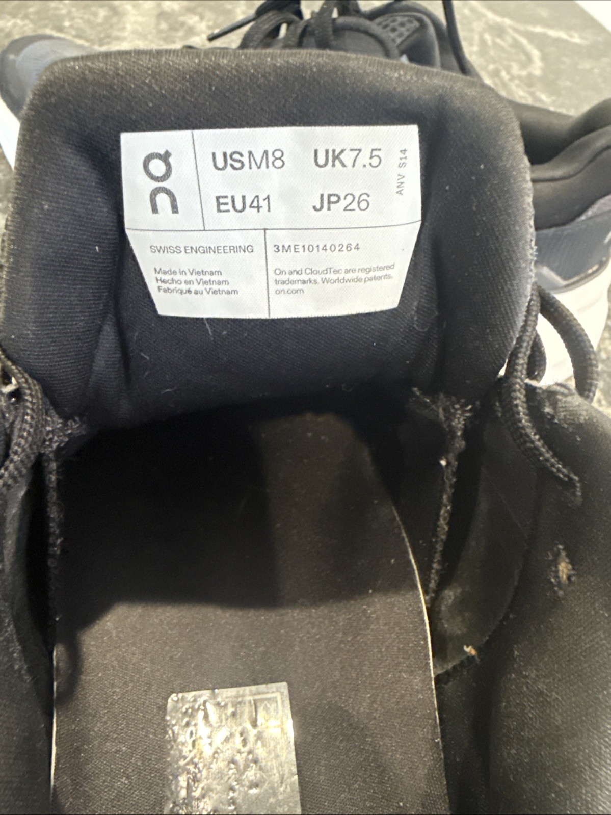 On Cloudrunner Eclipse Black Running Athletic Clo… - image 11