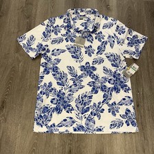 PGA Tour Pro Series Golf Floral Performance Polo Size Men s Large NEW