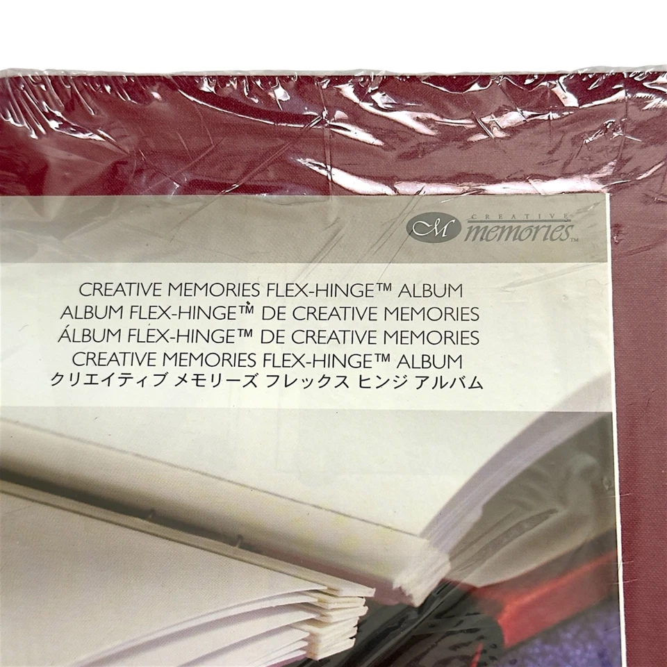Álbum Creative Memories Flex Bisagra Rojo con Páginas Spargo 7x7 y Protectores de Página 2006 Foto 3 de 4