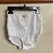 Vtg Nos Ashley Taylor Nylon Granny Sissy Panties Lace Kmart USA Sz 5/7