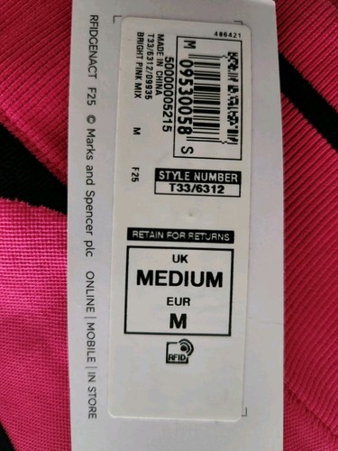 M&S ACTIVE Seamfree Sports Bra - Medium Impact ~ Size M (12-14) - Picture 6 of 6