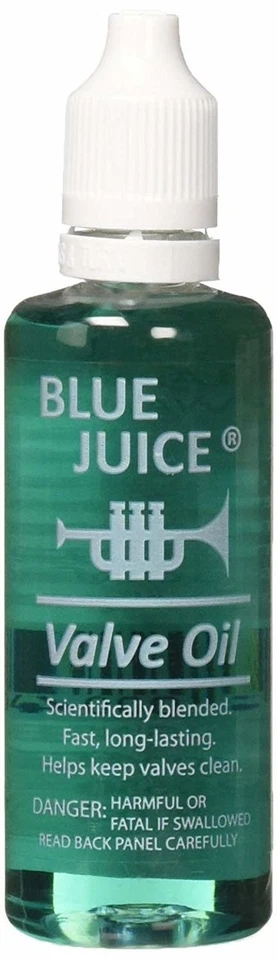 Aceite sintético para válvula de trompeta Blue Juice para acción rápida de válvula, 2 oz ea, 6 paquetes Foto 2 de 2