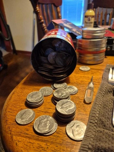 $112 in Kennedy halves 1967-1986 from an estate not sorted