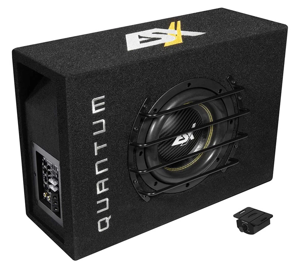 ESX Quantum QXB8A 20 cm Aktiv Subwoofer 800 Watt (RMS: 400 Watt) - Bild 3 von 4