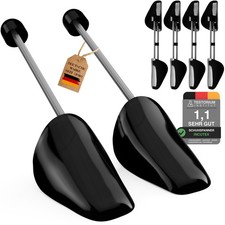 4 Pairs Shoe Stretcher Variable Size 3844, Shoe Shaper Plastic, Men's Women's...