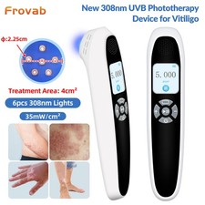 308nm UVB Ultraviolet Phototherapy Device for Skin Diseases Blue Light 35mW/cm 