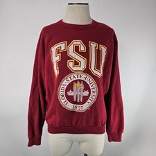 Vintage Seminoles Sweatshirt LARGE Florida State University FSU Made in USA 80s