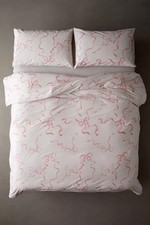 Luxury Bow Duvet Cover Set   Soft, Cozy Bedding with Elegant Bow Twin Pink Bows