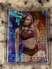 2024 Panini WWE Photogenic Cora Jade Maze Parallel Base Card 15/25 No. 167 🔥