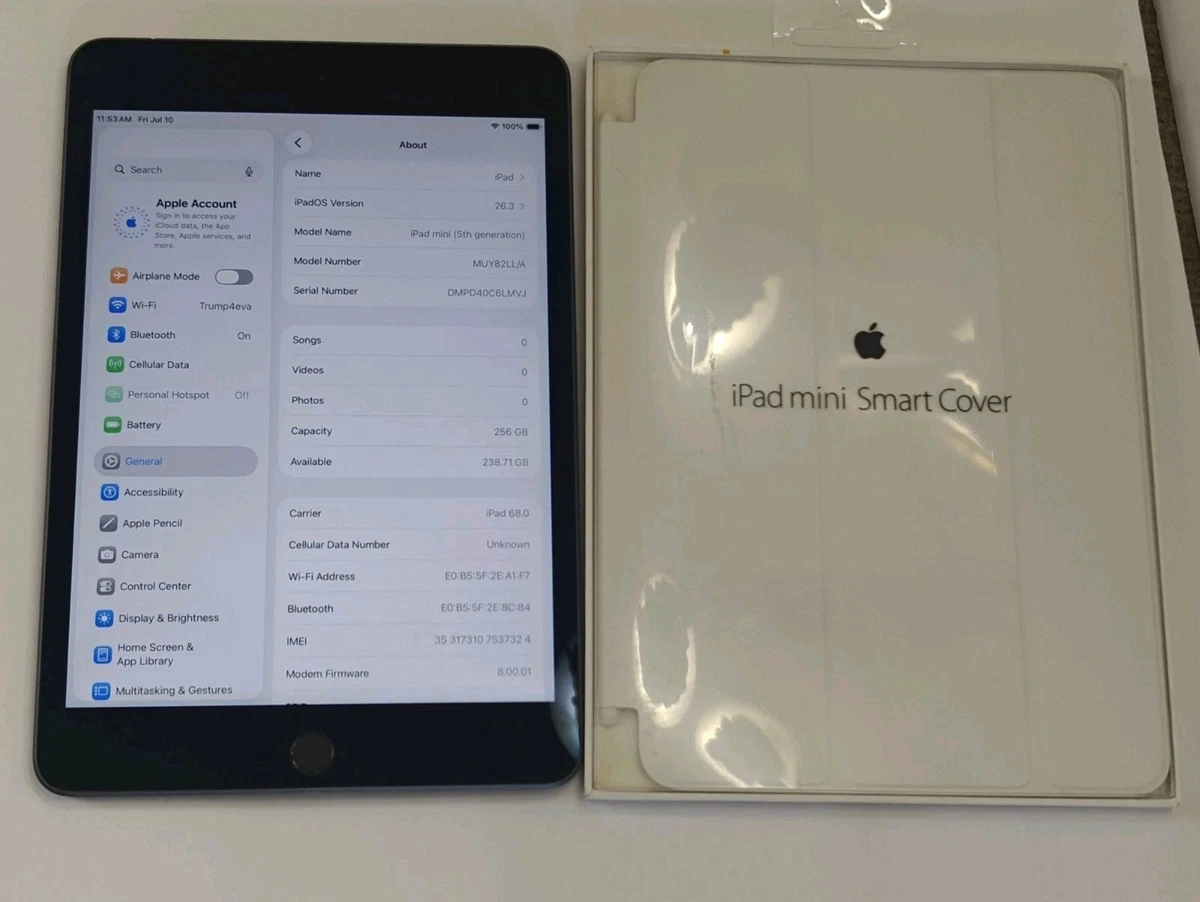 Apple iPad Mini (5th Generation) Wi-Fi + 4G for sale - eBay
