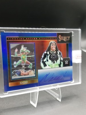 Naomi Ringside Action Signatures /49 Panini Select Prizm Refractor 2024 WWE Auto
