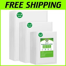 300 Commercial Grade Vacuum Sealer Bags, PreCut, BPA Free