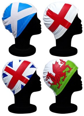 CHEX Damen Mädchen elastischer St George Union Jack Saltire walisischer Drache Badehut