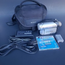 Sony Handycam DCR-DVD92 Mini DVD Camcorder w/ Case Charger  New Disc WORKS READ