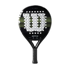 Padel Racket Wilson Optix V1 Black Green Grip Size 2-4 1/4 WR181611U 