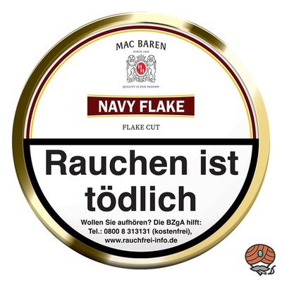 Mac Baren Navy Flake Pfeifentabak 100g Dose