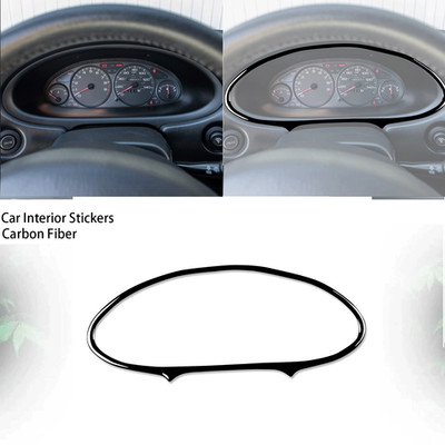 Gloss Piano Black Dashboard Speedometer Panel Frame Trim For Acura Integra 94-01