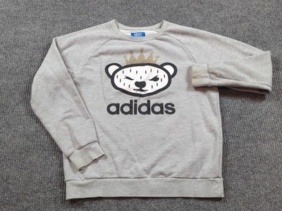 Adidas x Nigo Sweatshirt Mens Medium Gray Crew Neck