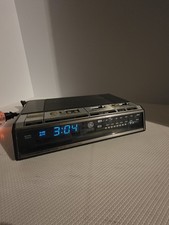 Vintage GE 7-4646A FM AM Digital Alarm Clock Radio Woodgrain Tested