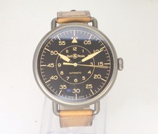 Bell Ross BRWW1-92 Heritage 45mm Automatic Black Dial PVD Steel Watch